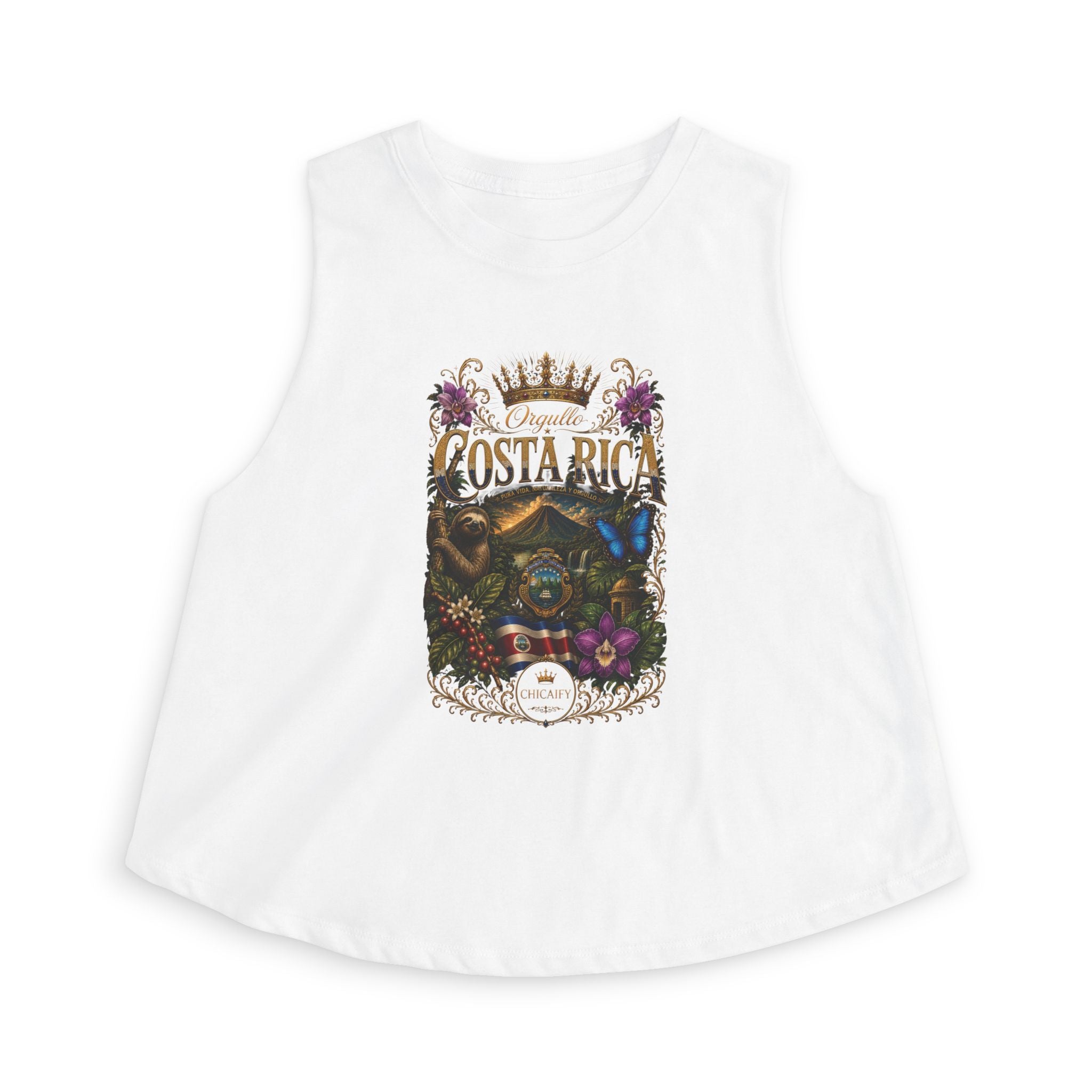 Pura Vida Eterna | Costa Rica Heritage Crop Top