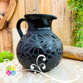 Black Espiga Bola Pitcher - Jarro de Barro