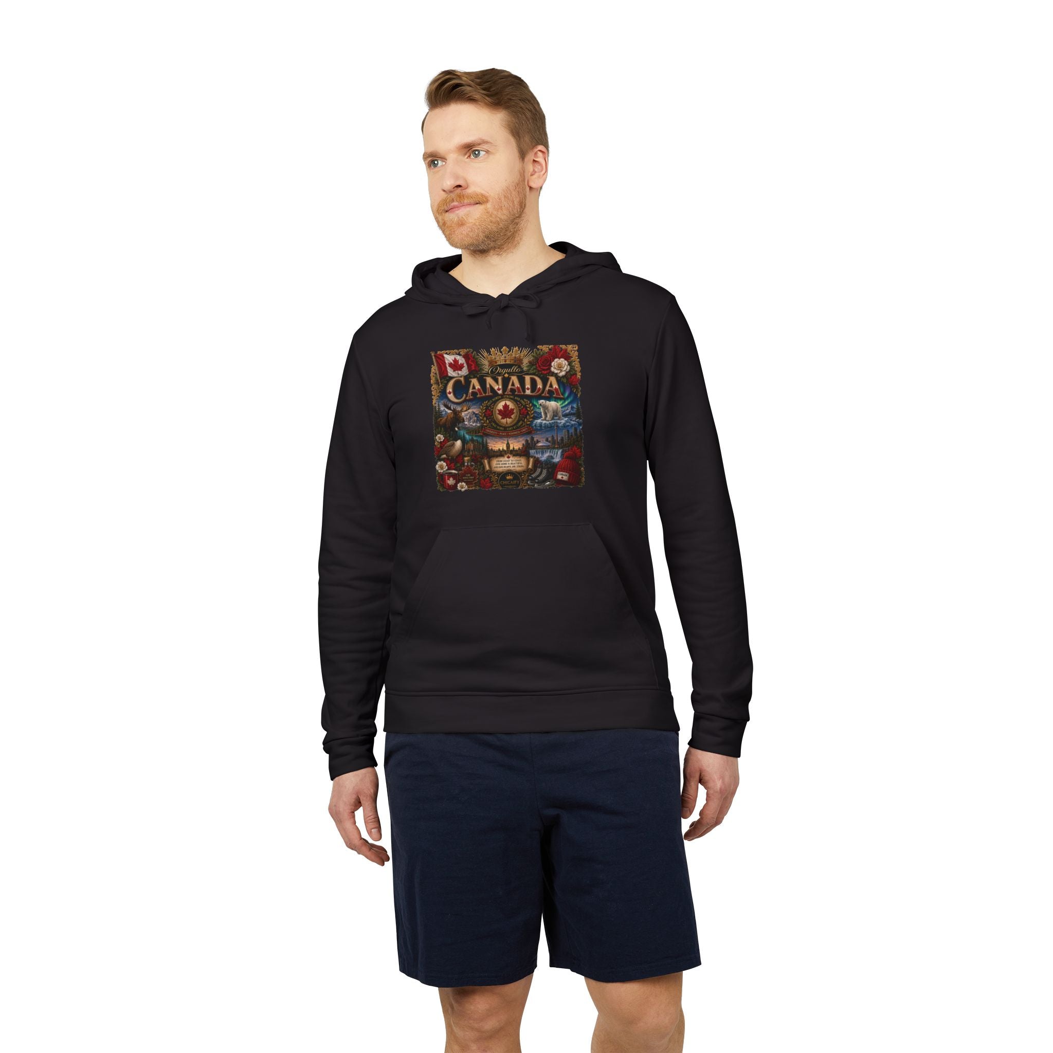 Orgullo Canada | Raíces Unidas Collection adidas Fleece Hoodie
