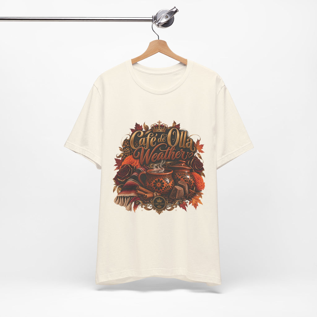 Café de Olla Weather Sweatshirt | Mexican Fall | Chicaify Short Sleeve Tee