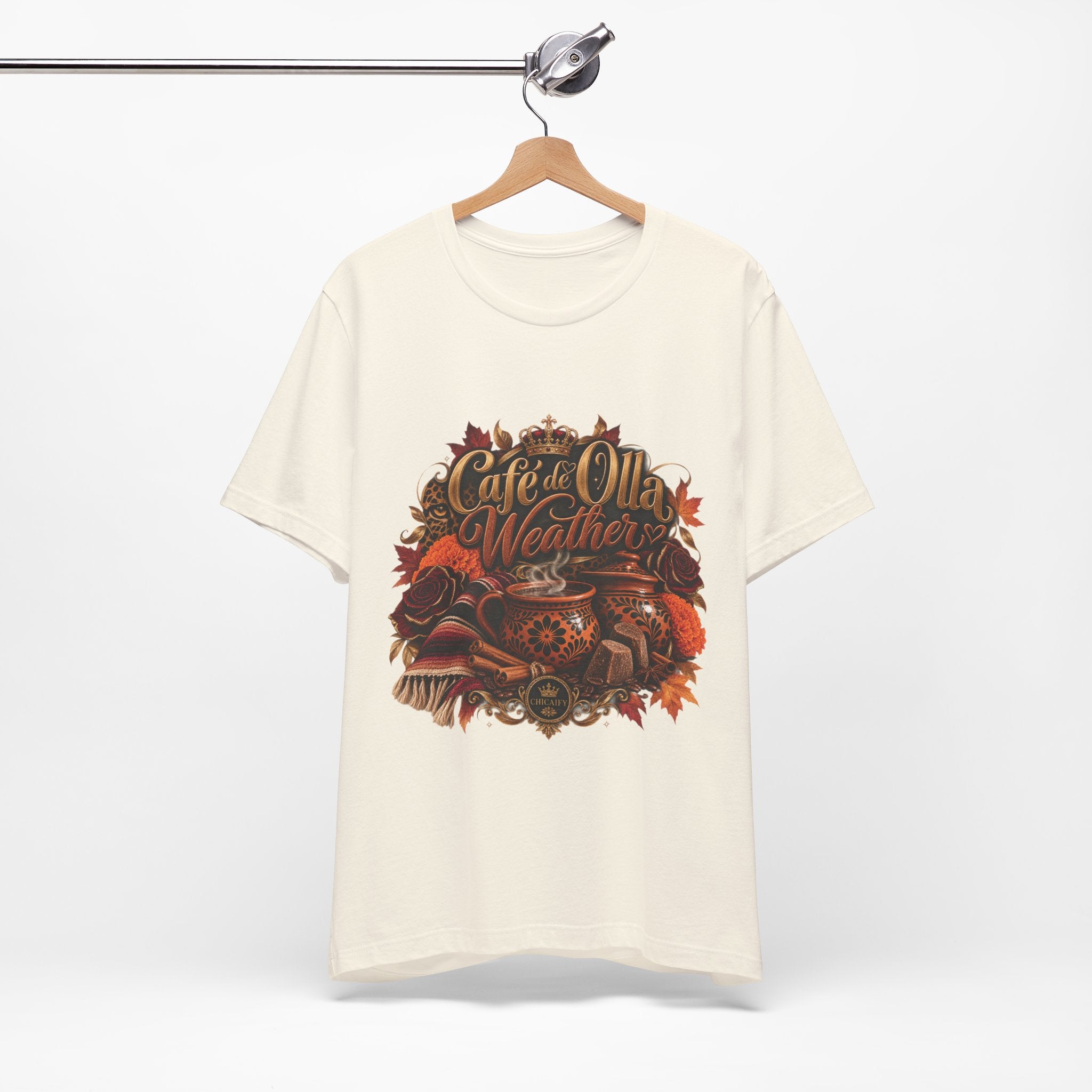 Café de Olla Weather Sweatshirt | Mexican Fall | Chicaify Short Sleeve Tee