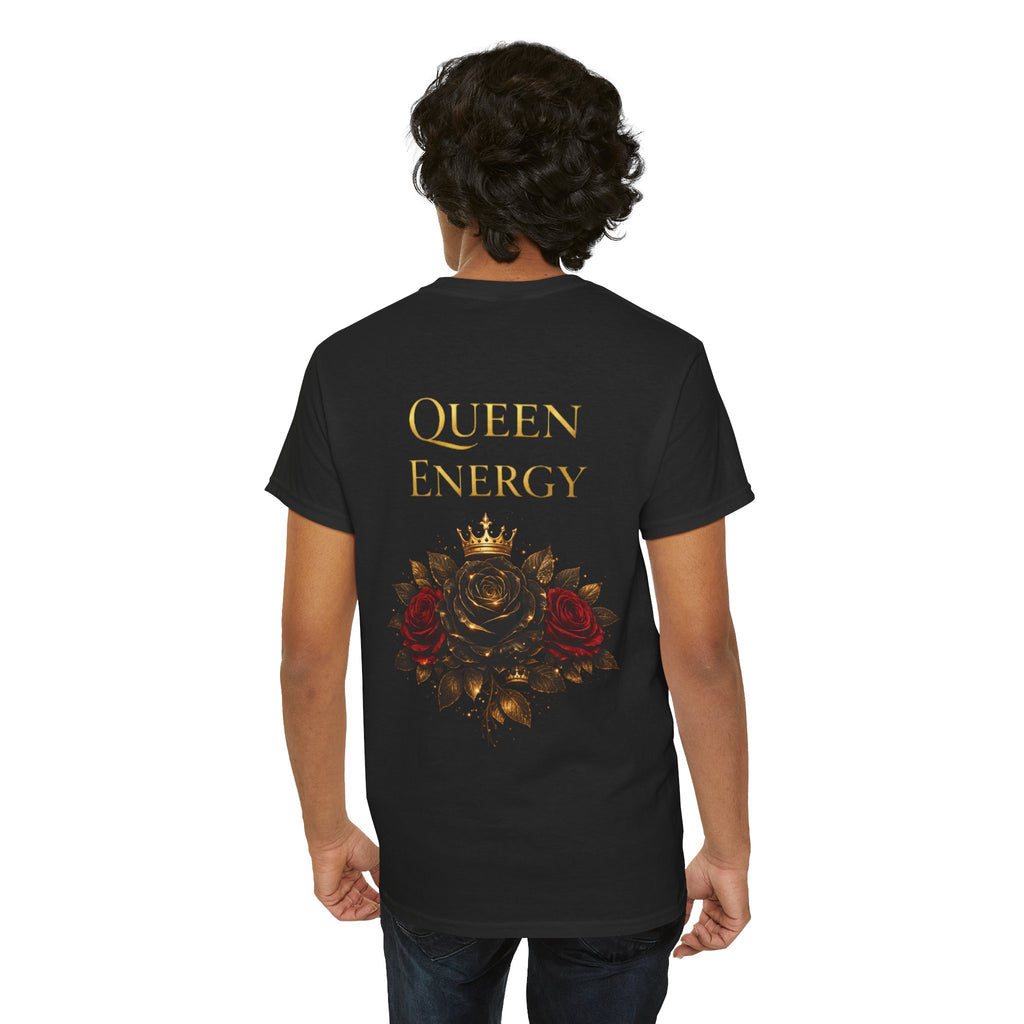 Queen Energy Tee — Floral Crown Graphic T‑Shirt