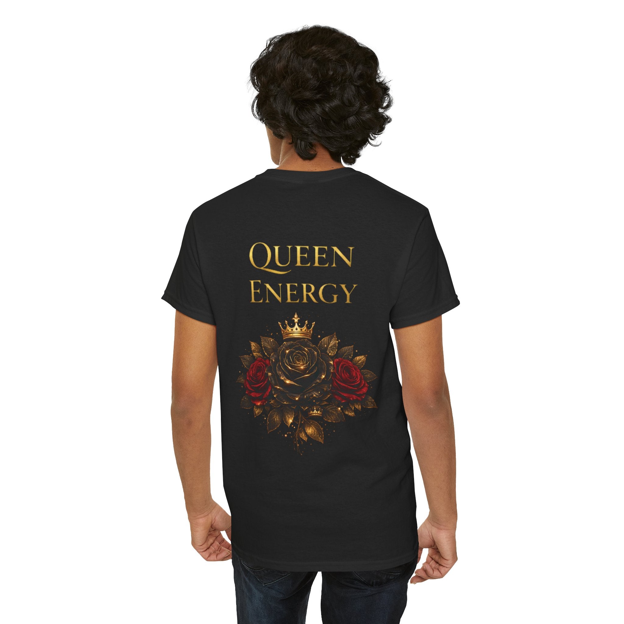 Queen Energy Tee — Floral Crown Graphic T‑Shirt