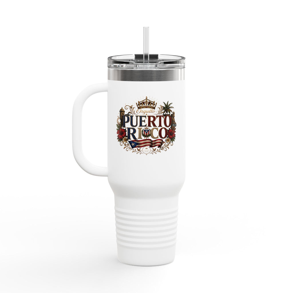 Isla de Orgullo | Puerto Rico Heritage Insulated Travel Mug, 40oz