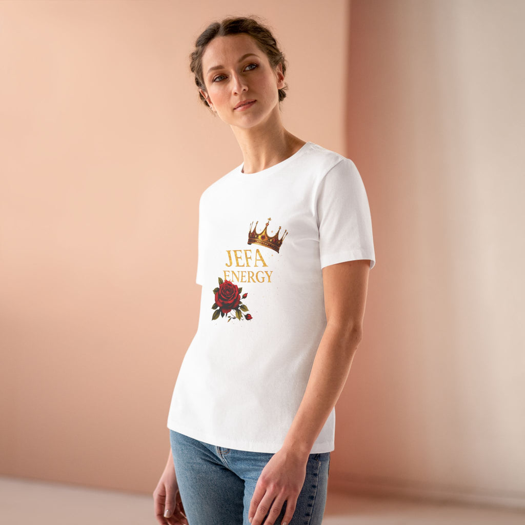 Jefa Energy Crown & Rose Graphic Tee