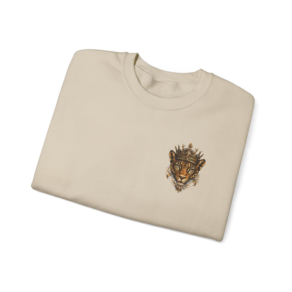 Reina Salvaje – Jaguar Queen Crewneck Sweatshirt – "Reina Salvaje" Graphic