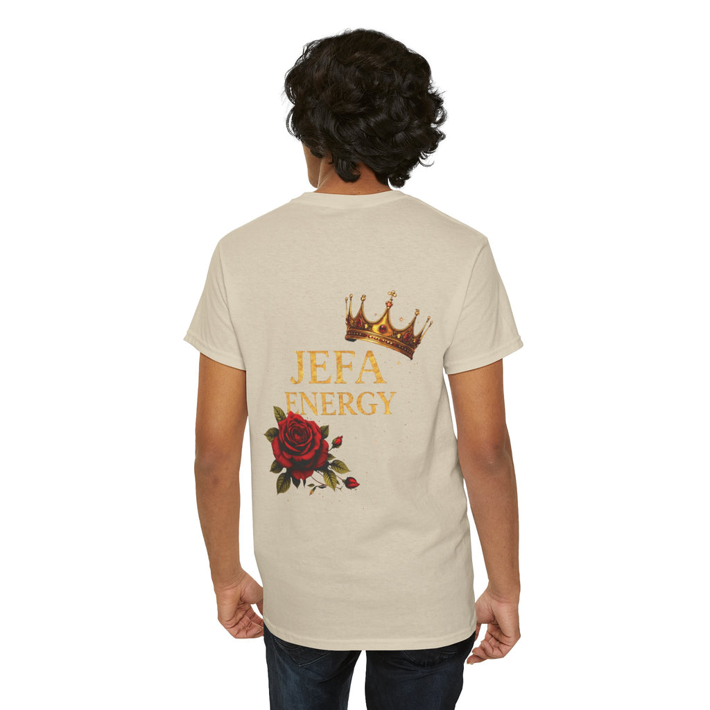 Jefa Energy T-Shirt — Rose & Crown Graphic Tee