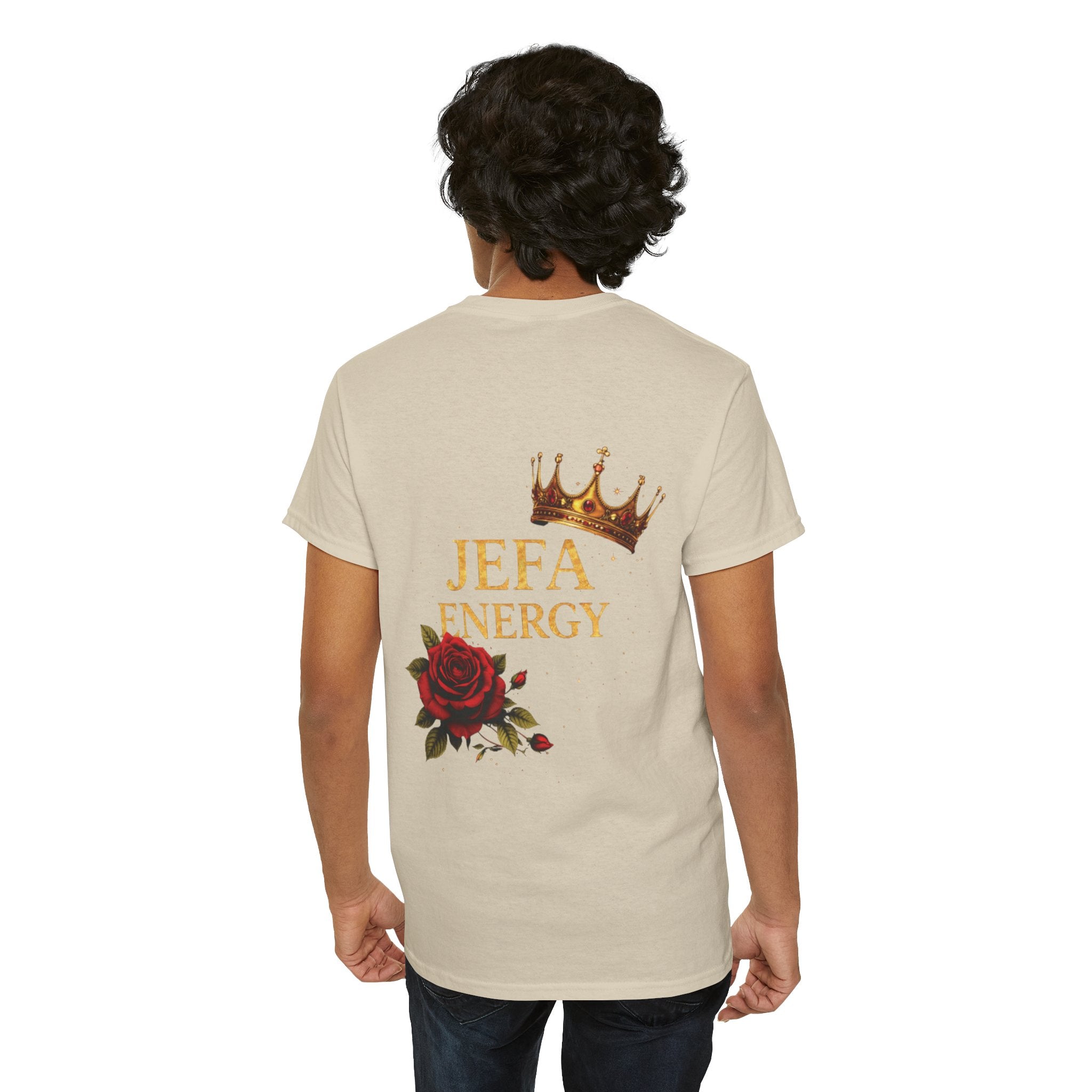 Jefa Energy T-Shirt — Rose & Crown Graphic Tee