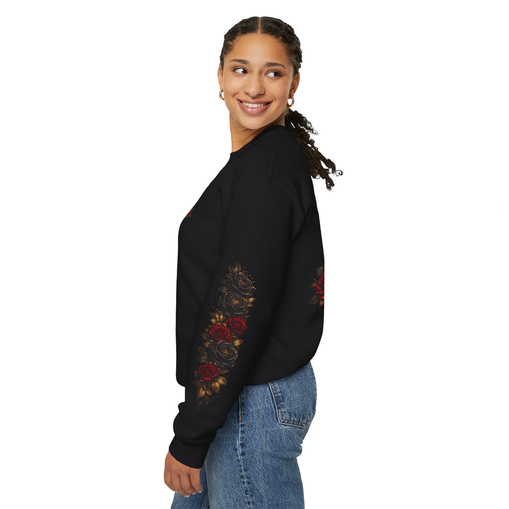 Bloom Like a Queen Sweatshirt — Floral Crown Crewneck