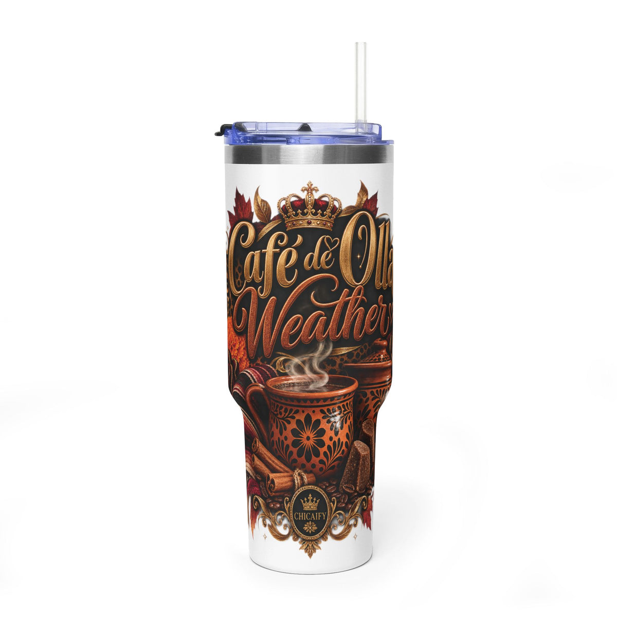 Café de Olla Weather | Vacuum Thermal Tumbler, 40oz