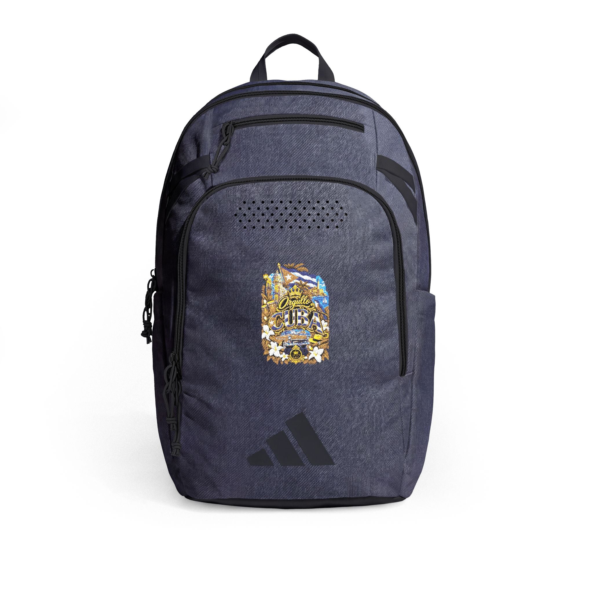Orgullo Cuba — Raíces Unidas Collection | adidas® Defender 5 Backpack (Embroidery)