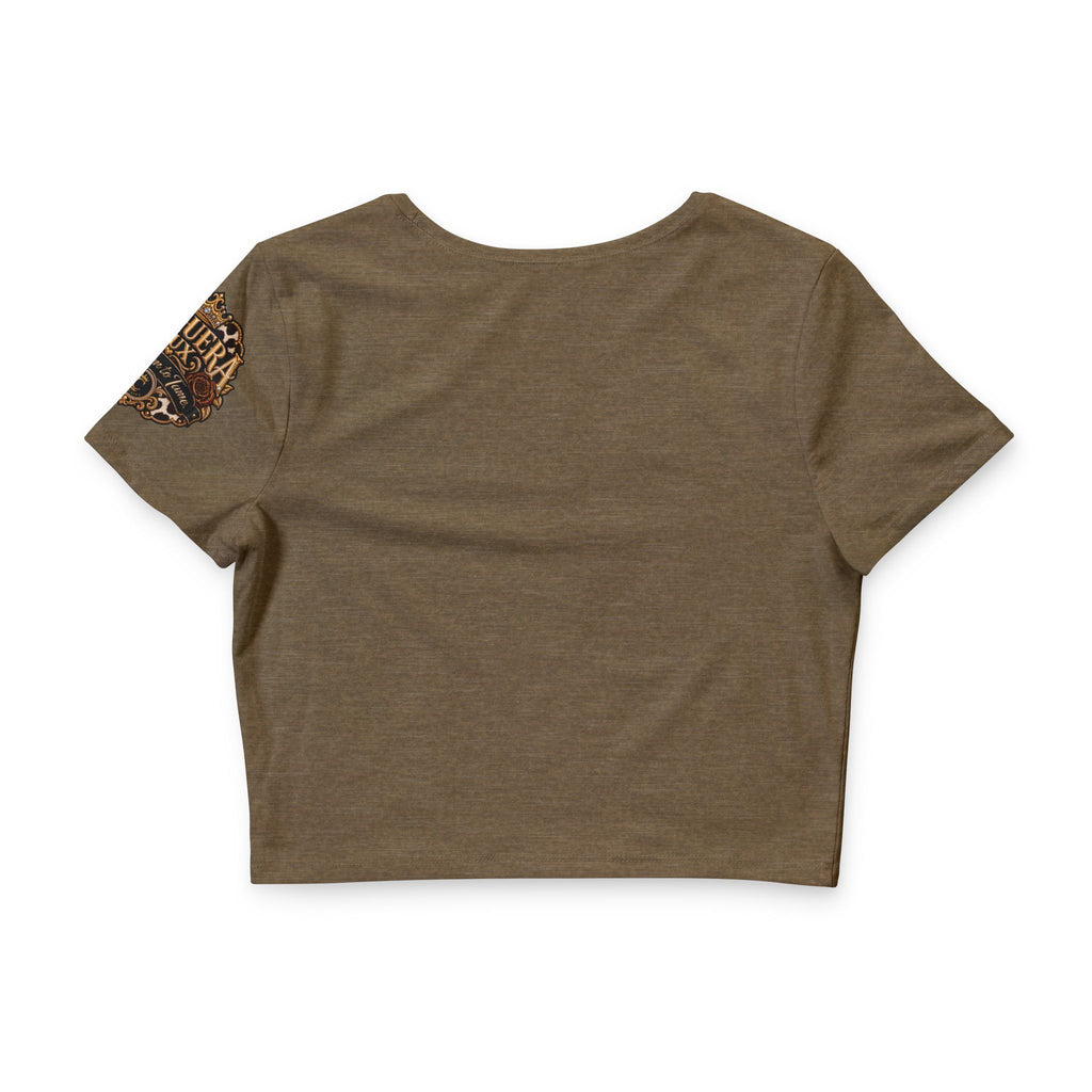 Vaquera Lux – Too Glam to Tame | Women’s Poly-Cotton Crop Tee