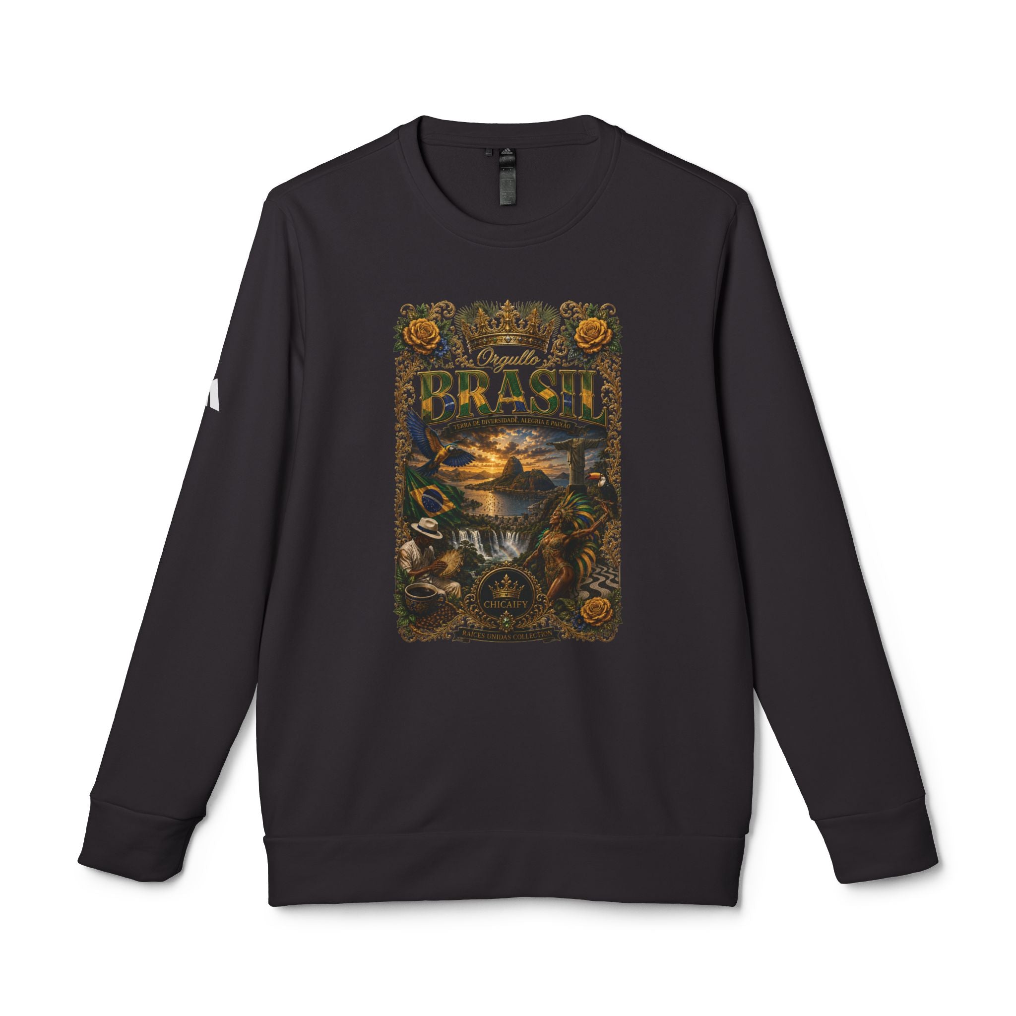 BRAZIL — RAÍCES UNIDAS - adidas Fleece Crewneck Sweatshirt