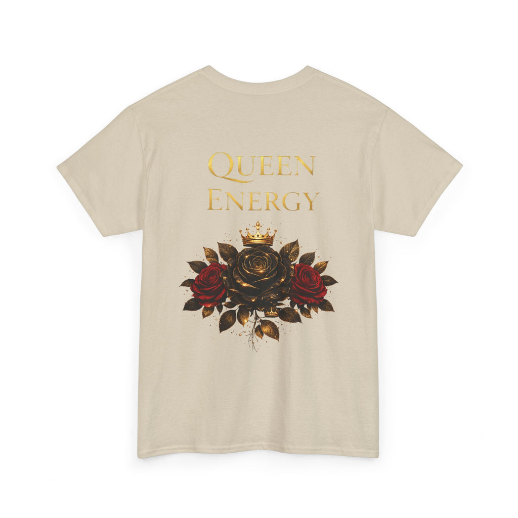 Queen Energy Tee — Floral Crown Graphic T‑Shirt