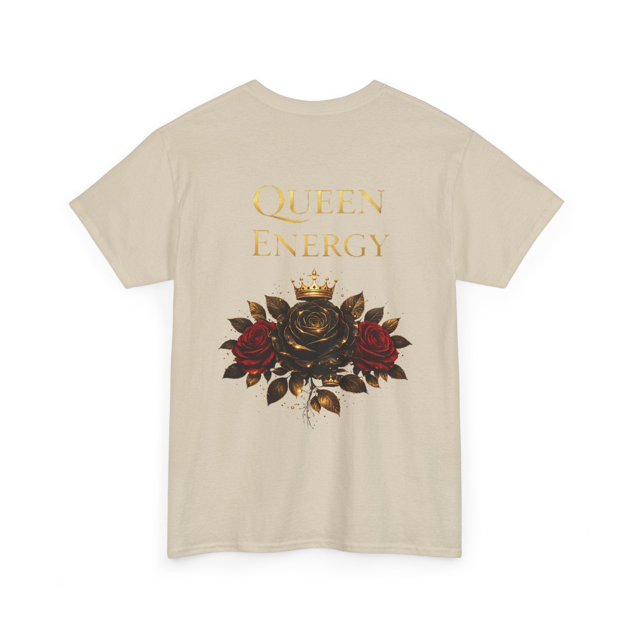 Queen Energy Tee — Floral Crown Graphic T‑Shirt