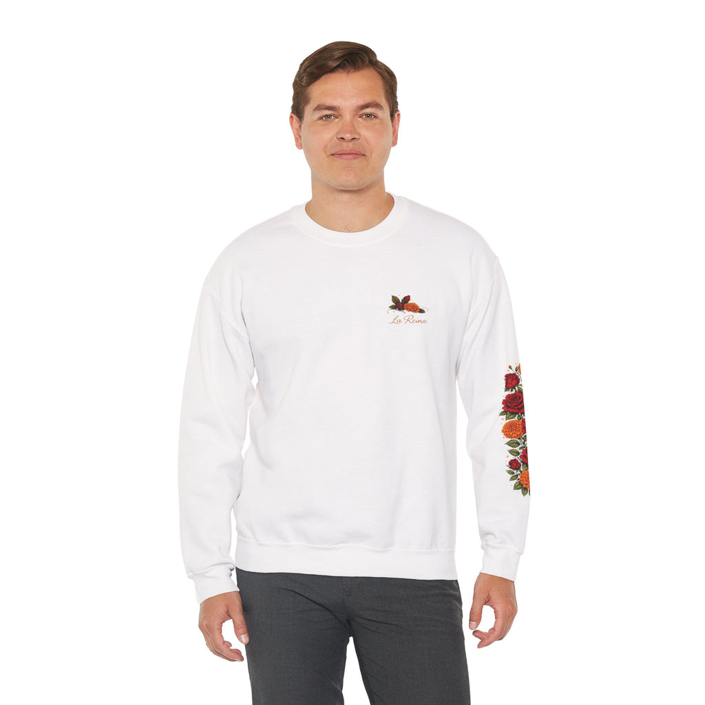 "Segura. Fuerte. Única." Rose Bouquet Sweatshirt