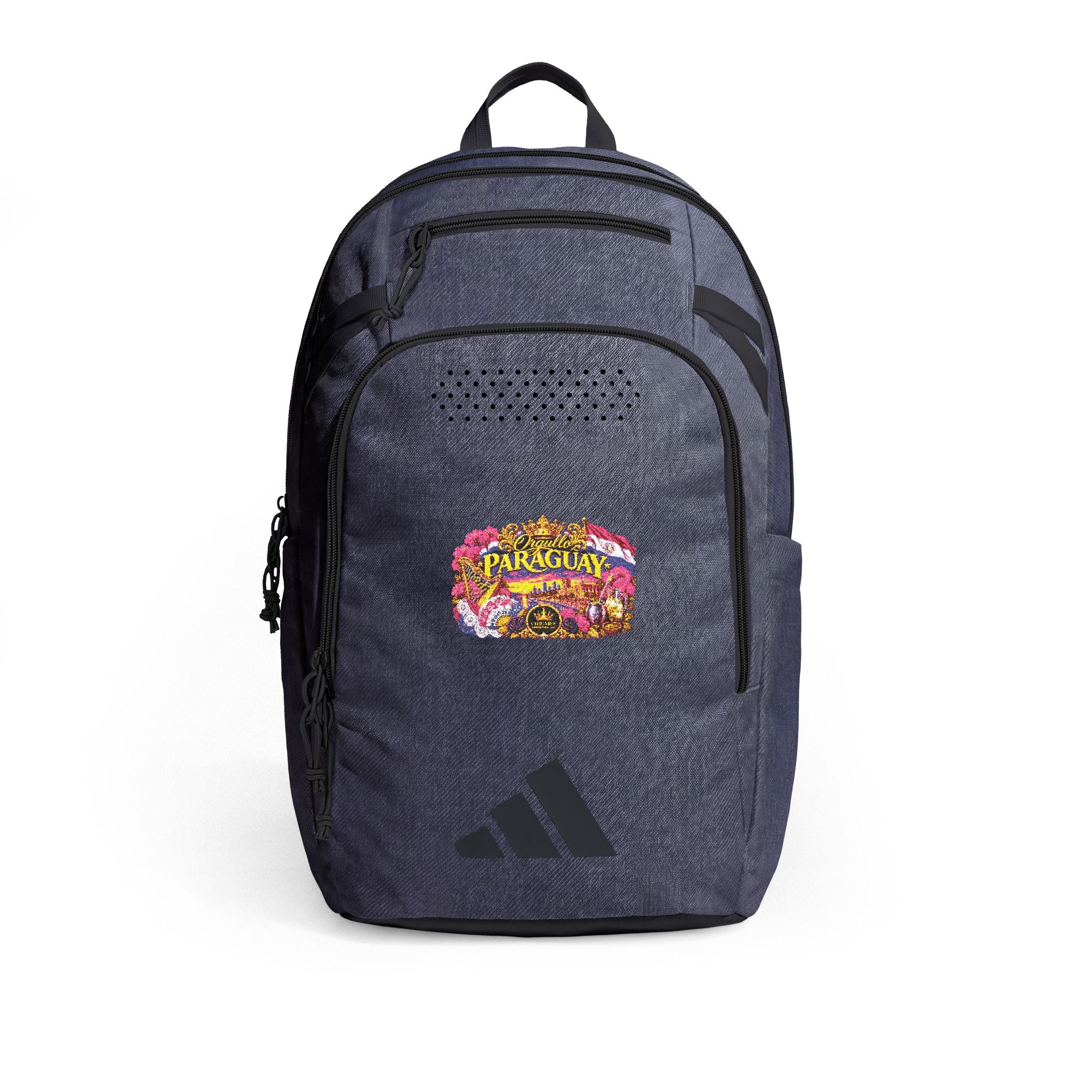 Orgullo Paraguay — Raíces Unidas Collection | adidas® Defender 5 Backpack (Embroidery)
