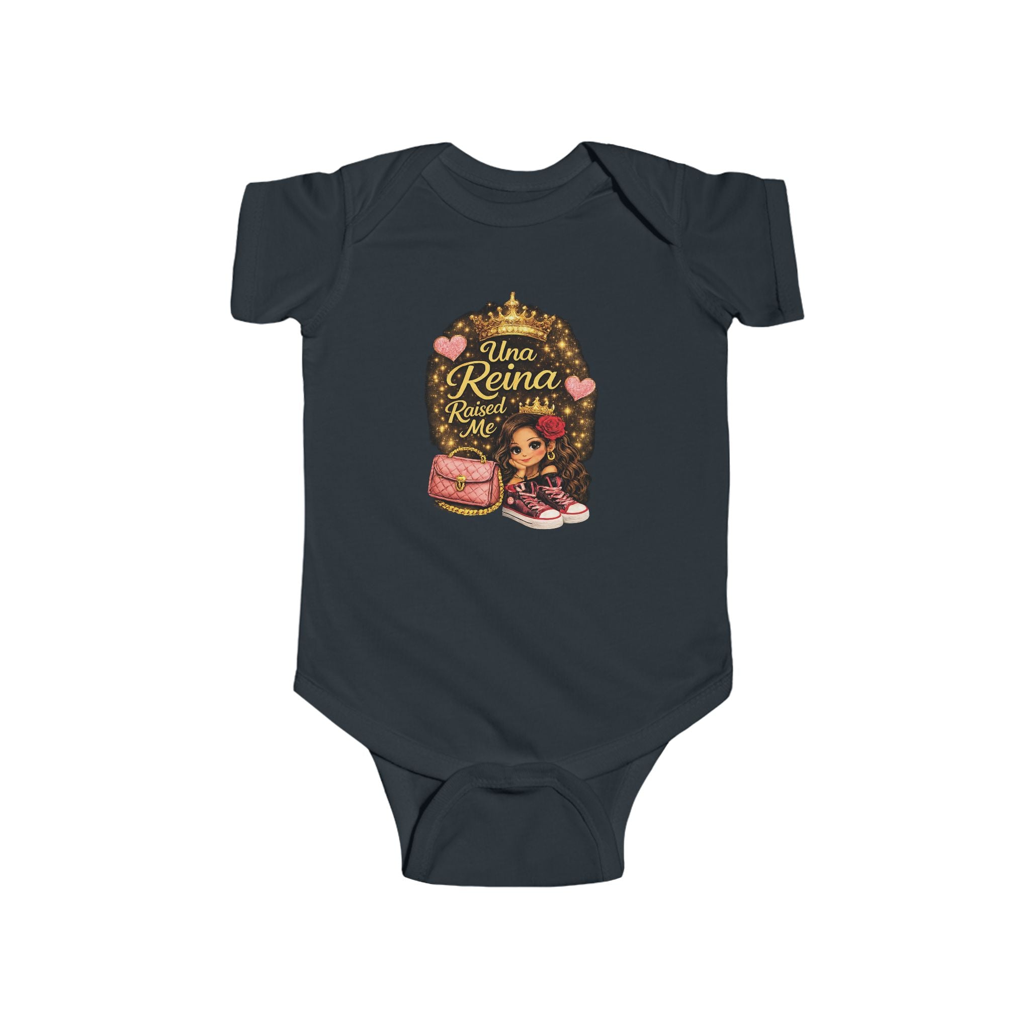 Infant Bodysuit "Una Reina Nació en Mi" — Cute Princess Spanish Baby Onesie