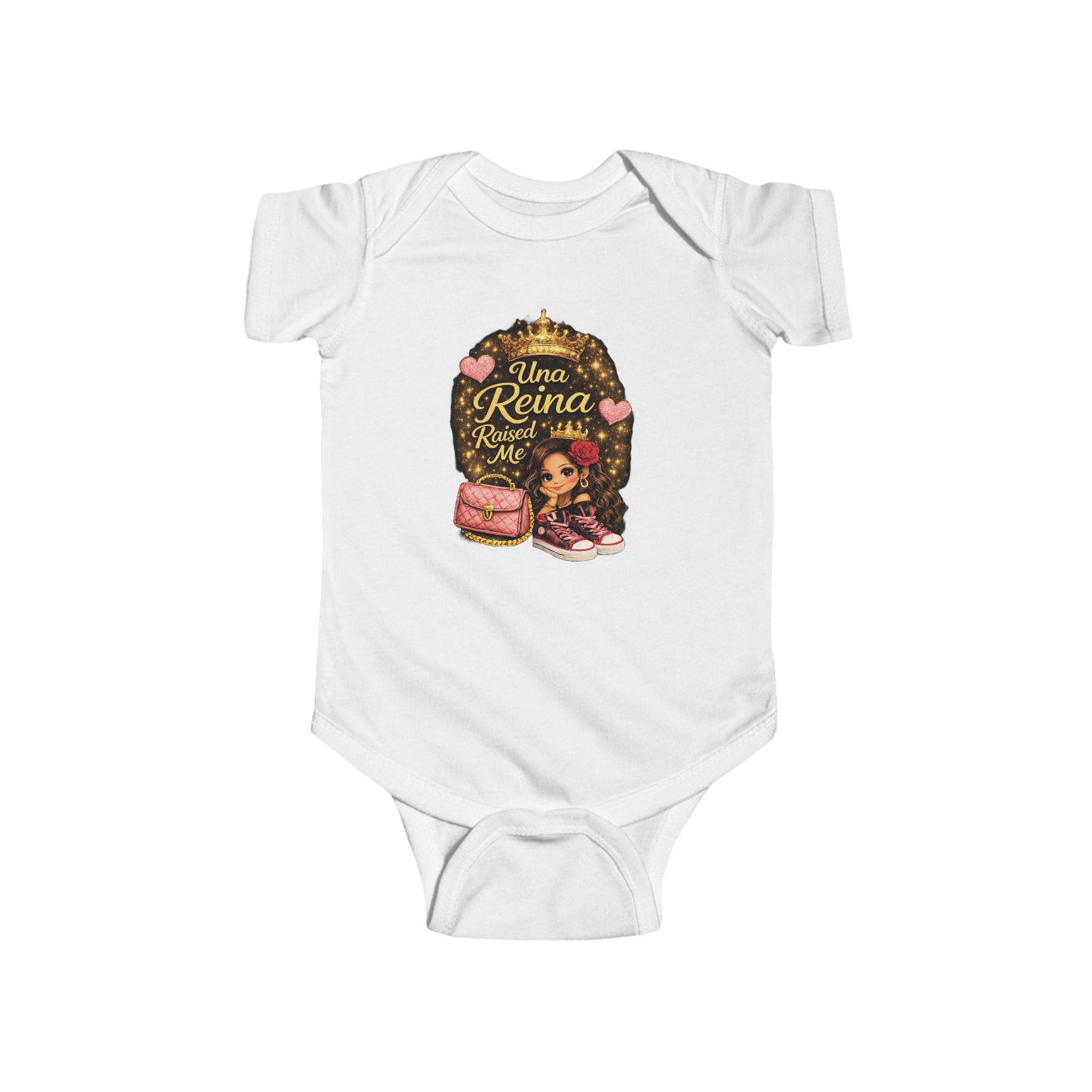 Infant Bodysuit "Una Reina Nació en Mi" — Cute Princess Spanish Baby Onesie