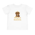 Toddler Tee - "Born Wild Raised Royal" Jaguar Cub Crown Graphic