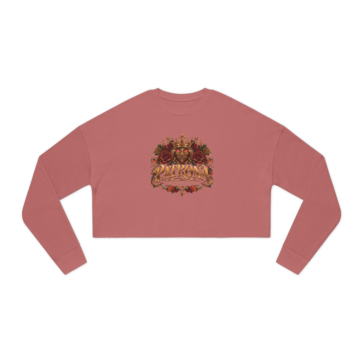 Patrona | Crowned in Power – Chicaify Collection | Women's Cropped Sweatshirt
