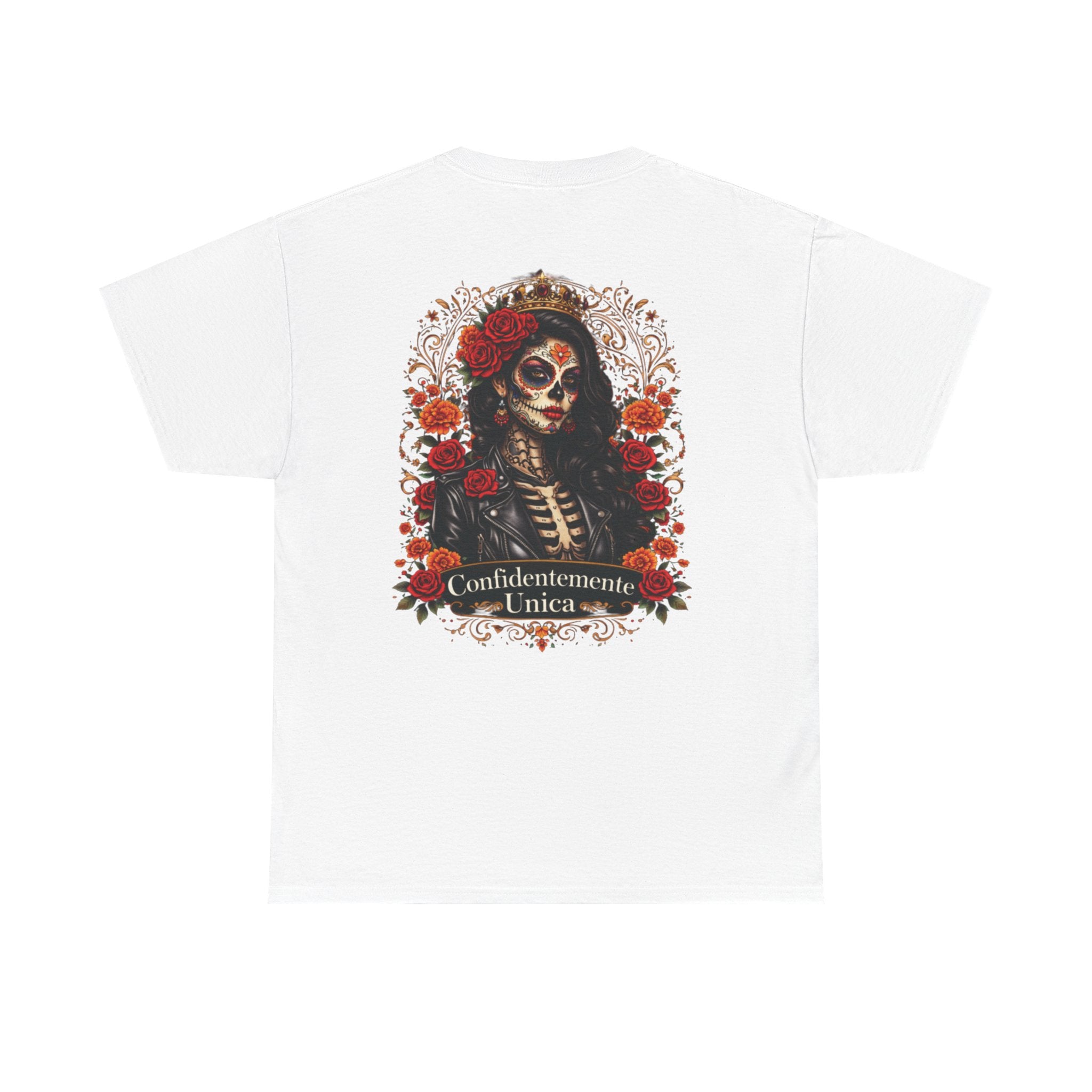 "Confidentemente Única" Floral Graphic T‑Shirt