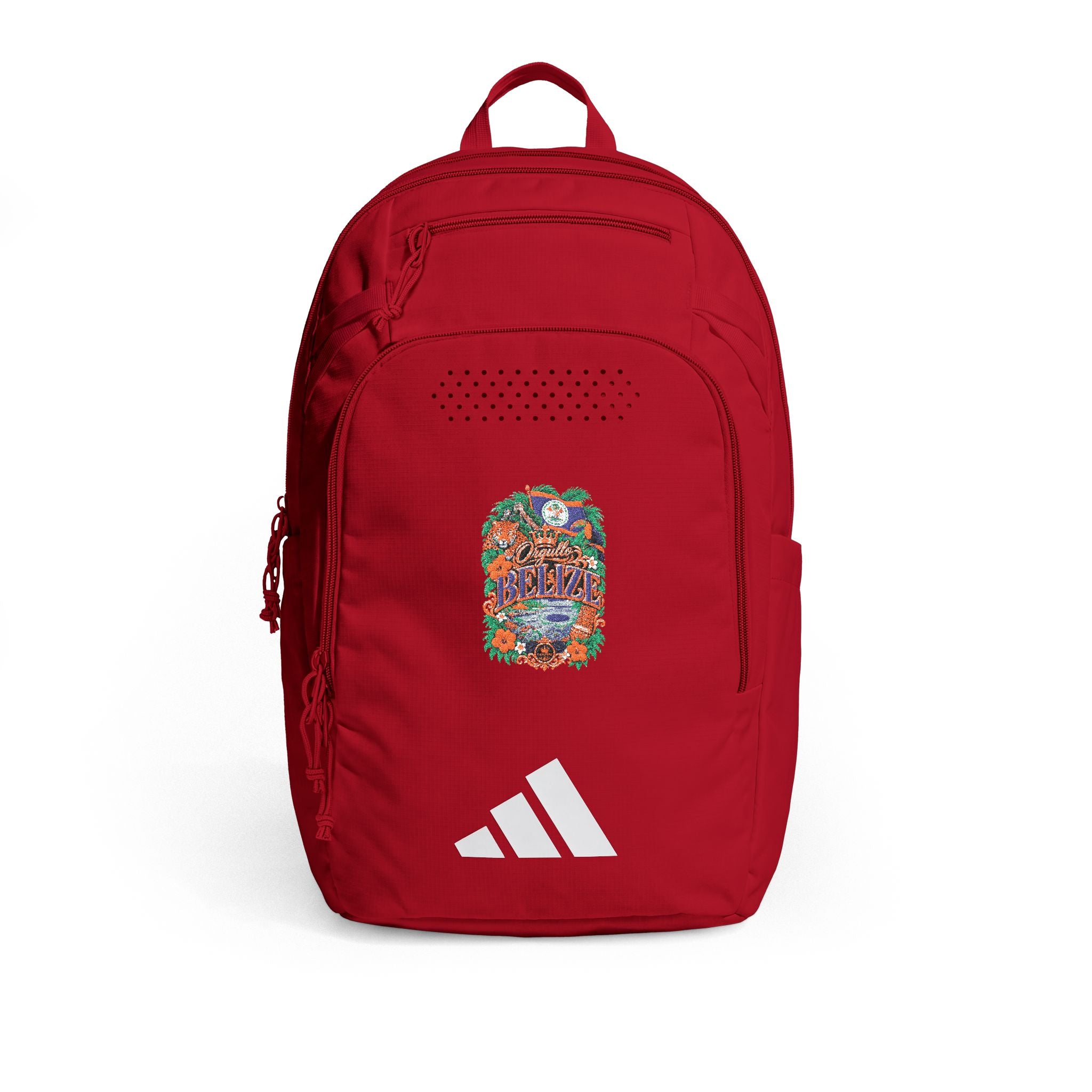 Orgullo Belize — Raíces Unidas Collection | adidas® Defender 5 Backpack (Embroidery)