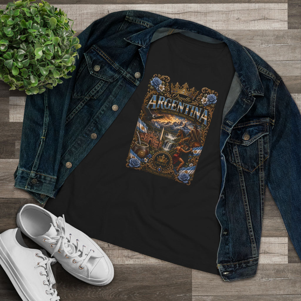 Women's Cotton Tee | Raíces Unidas — Orgullo Argentina