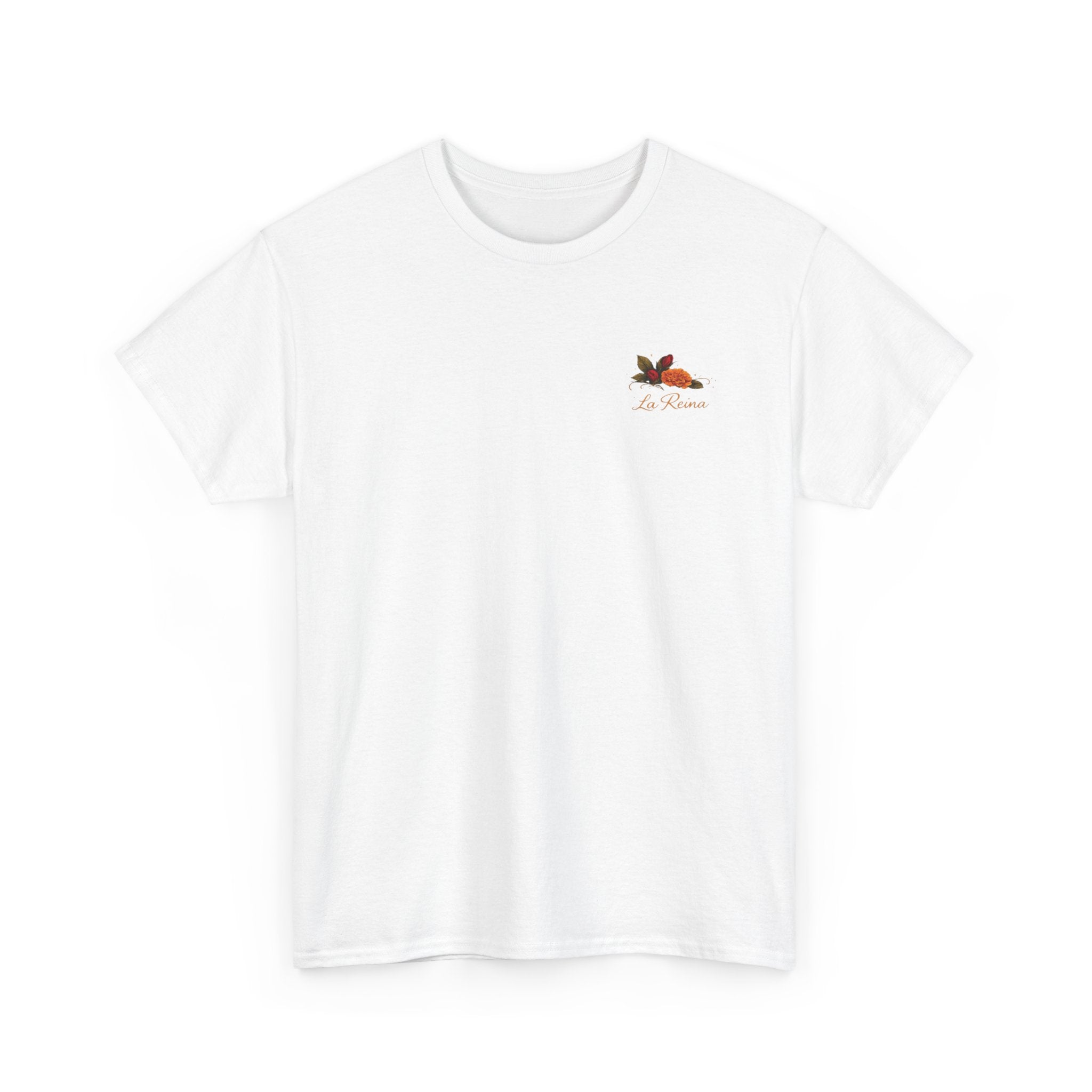 T-Shirt — "Hecha de Fuerza y Flores" Floral Empowerment Tee