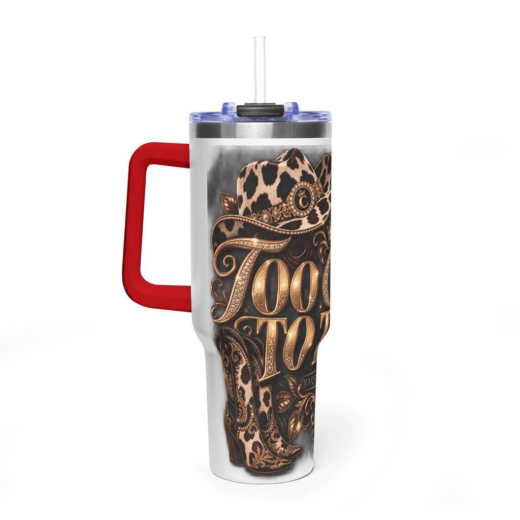 Vaquera Lux – Too Glam to Tame | Vacuum Thermal Tumbler, 40oz