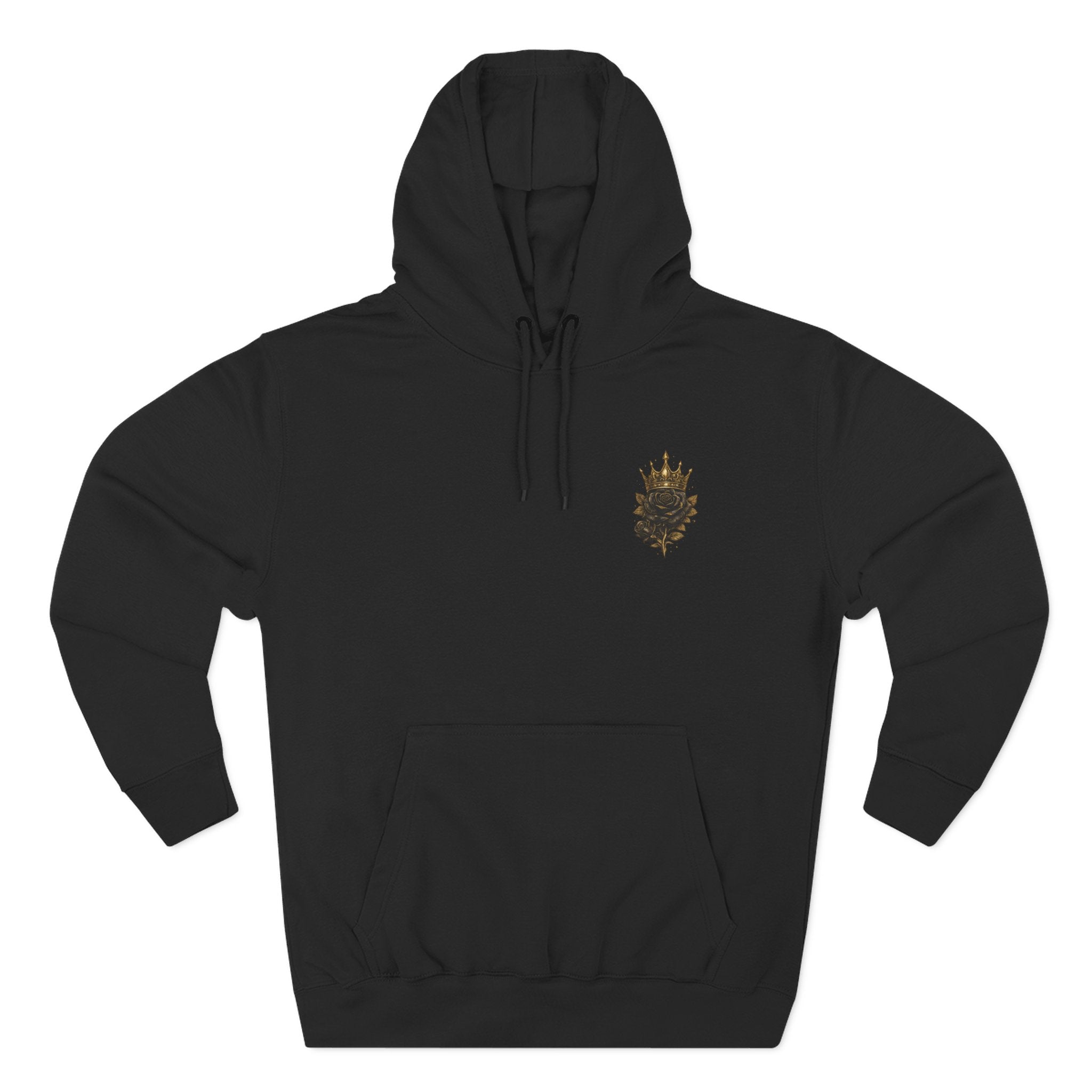 Raices de Oro Hoodie – 'Raices de Oro' Ornate Crown Graphic