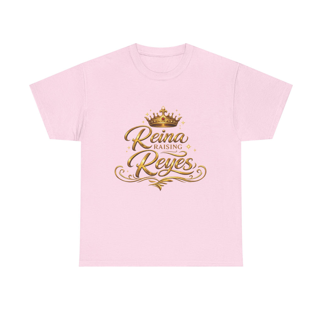 Reina Raising Reyes T-Shirt — Gold Crown Family Name Tee