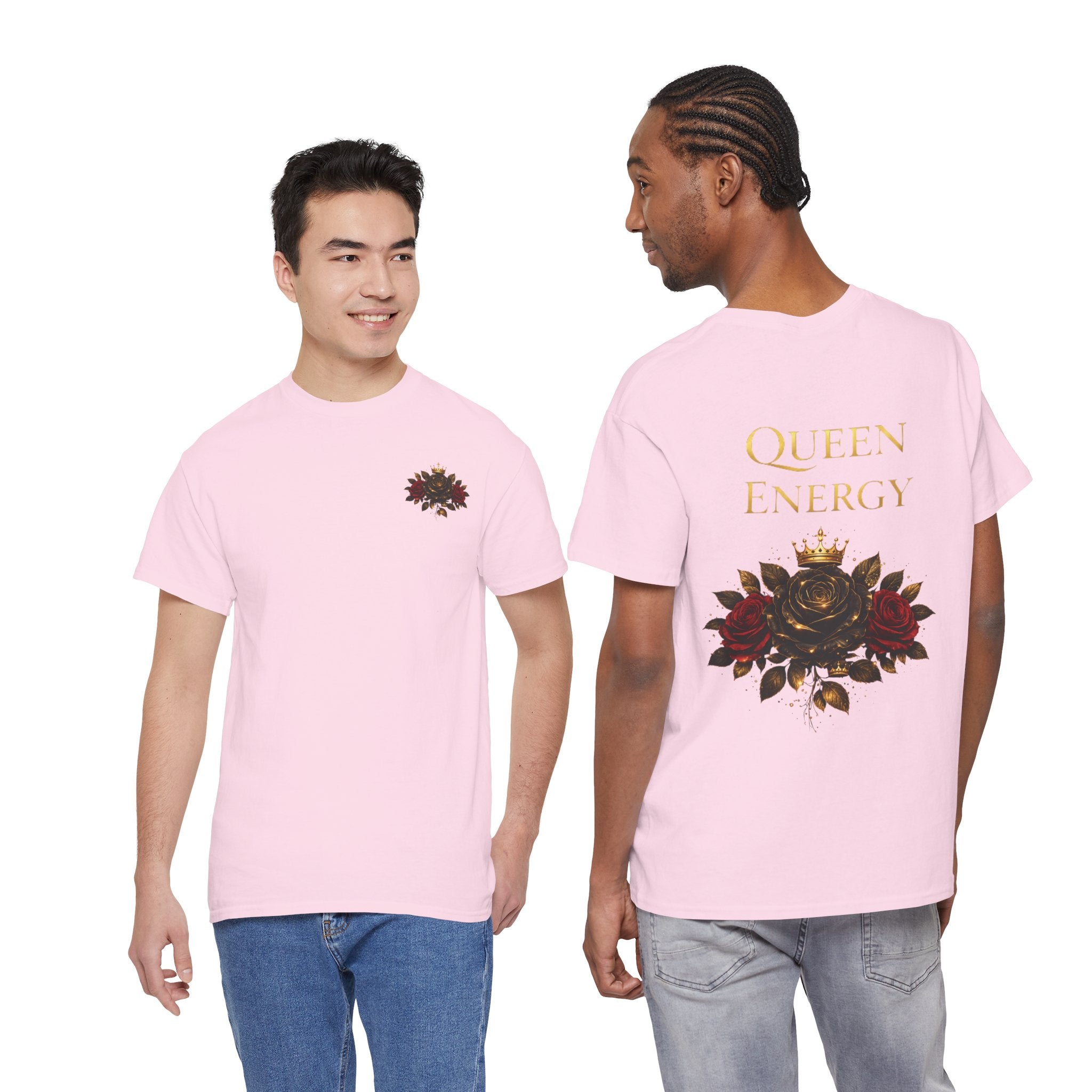 Queen Energy Tee — Floral Crown Graphic T‑Shirt