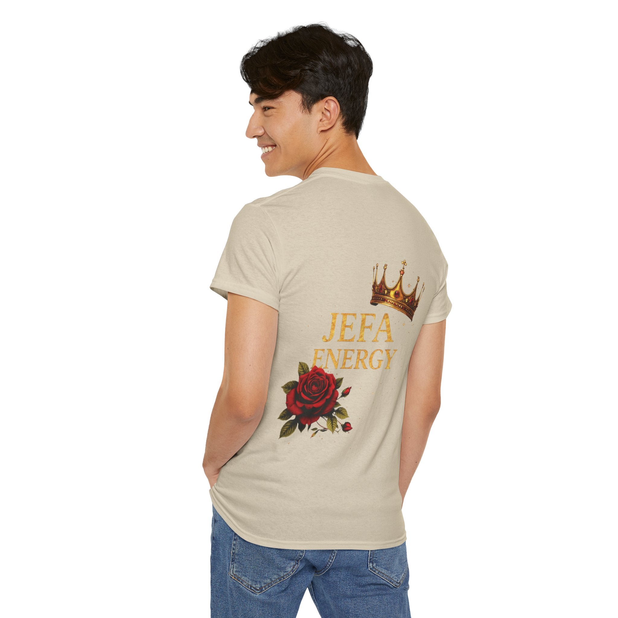 Jefa Energy T-Shirt — Rose & Crown Graphic Tee