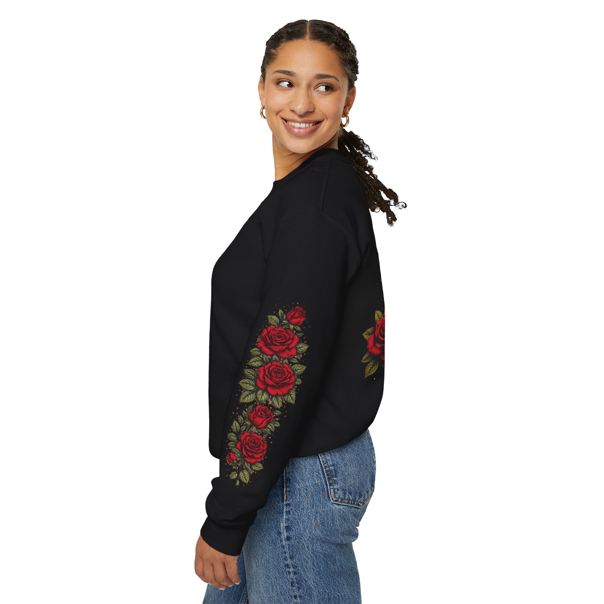 Jefa Energy Crewneck Sweatshirt — Rose & Crown Graphic