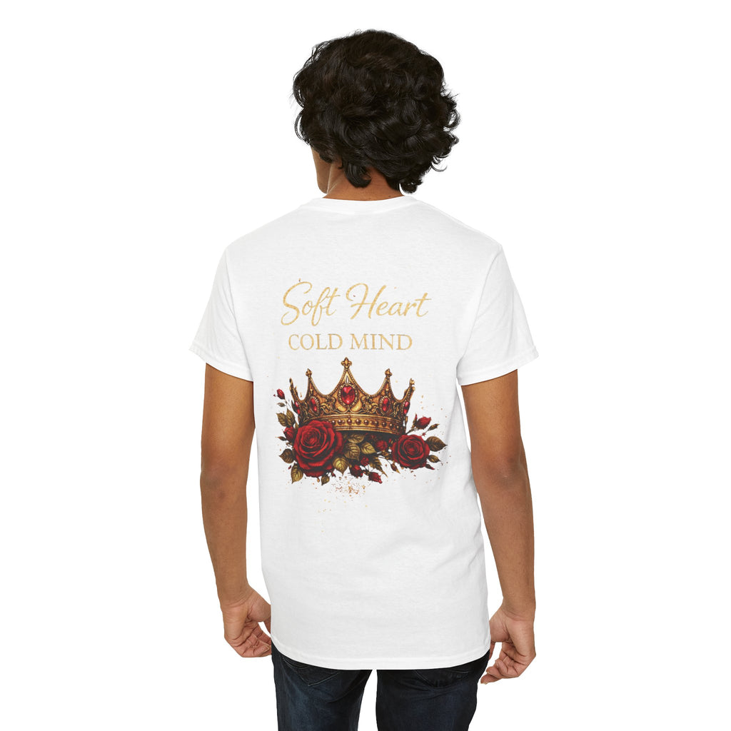 Rose Crown Tee — "Soft Heart Cold Mind" Graphic T-Shirt