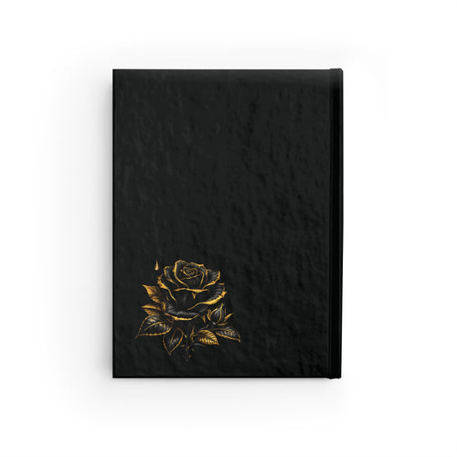 Born to Bloom Rose Journal | Gold Crown Floral Notebook