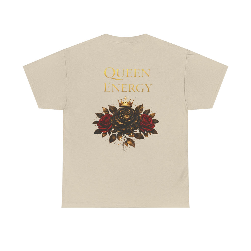 Queen Energy Tee — Floral Crown Graphic T‑Shirt
