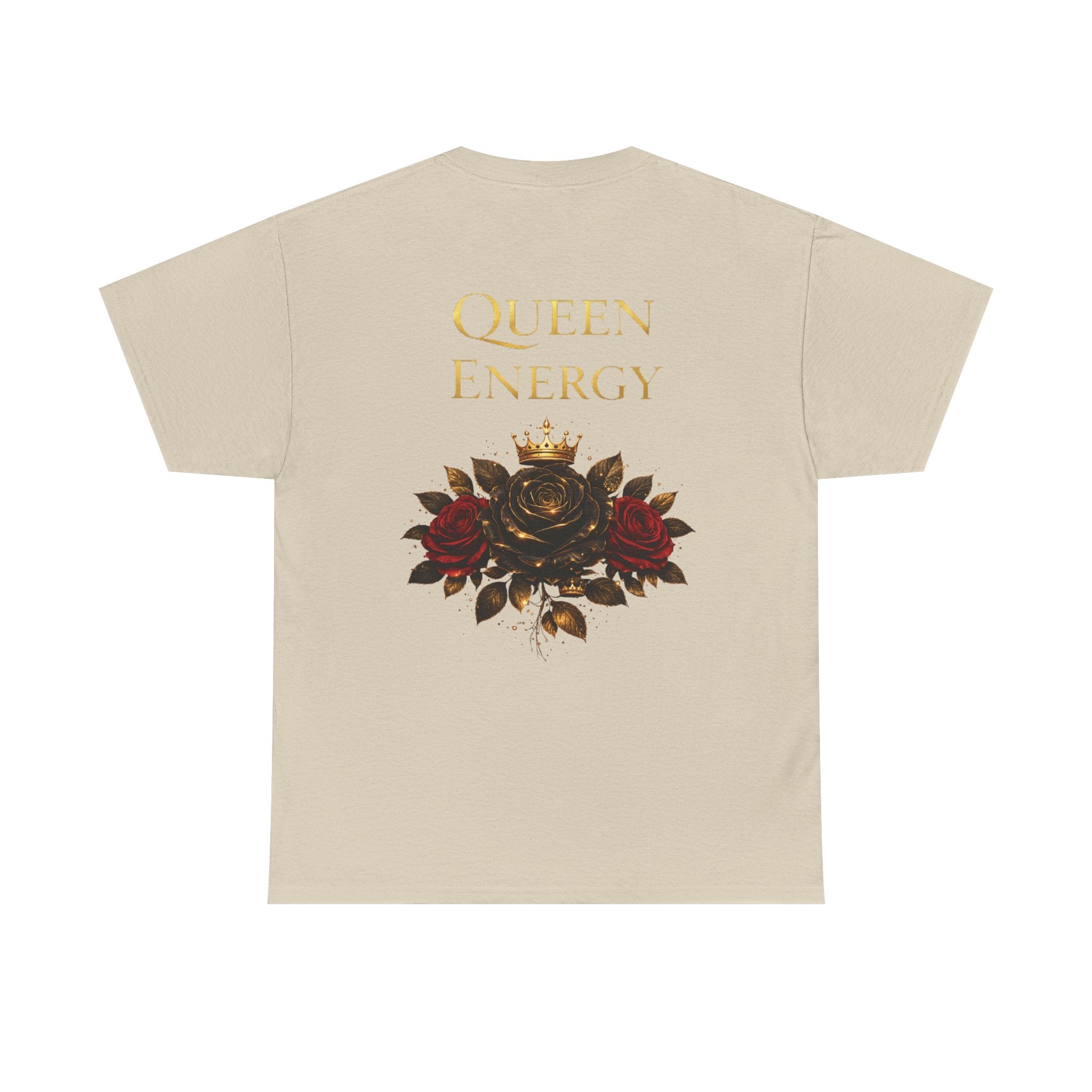 Queen Energy Tee — Floral Crown Graphic T‑Shirt