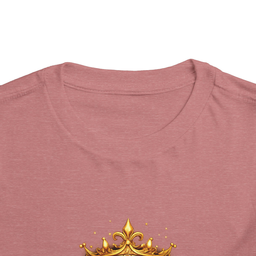 Toddler Tee — "Mini Reina" Crown Design | Crown, Pink Sneakers & Purse Graphic