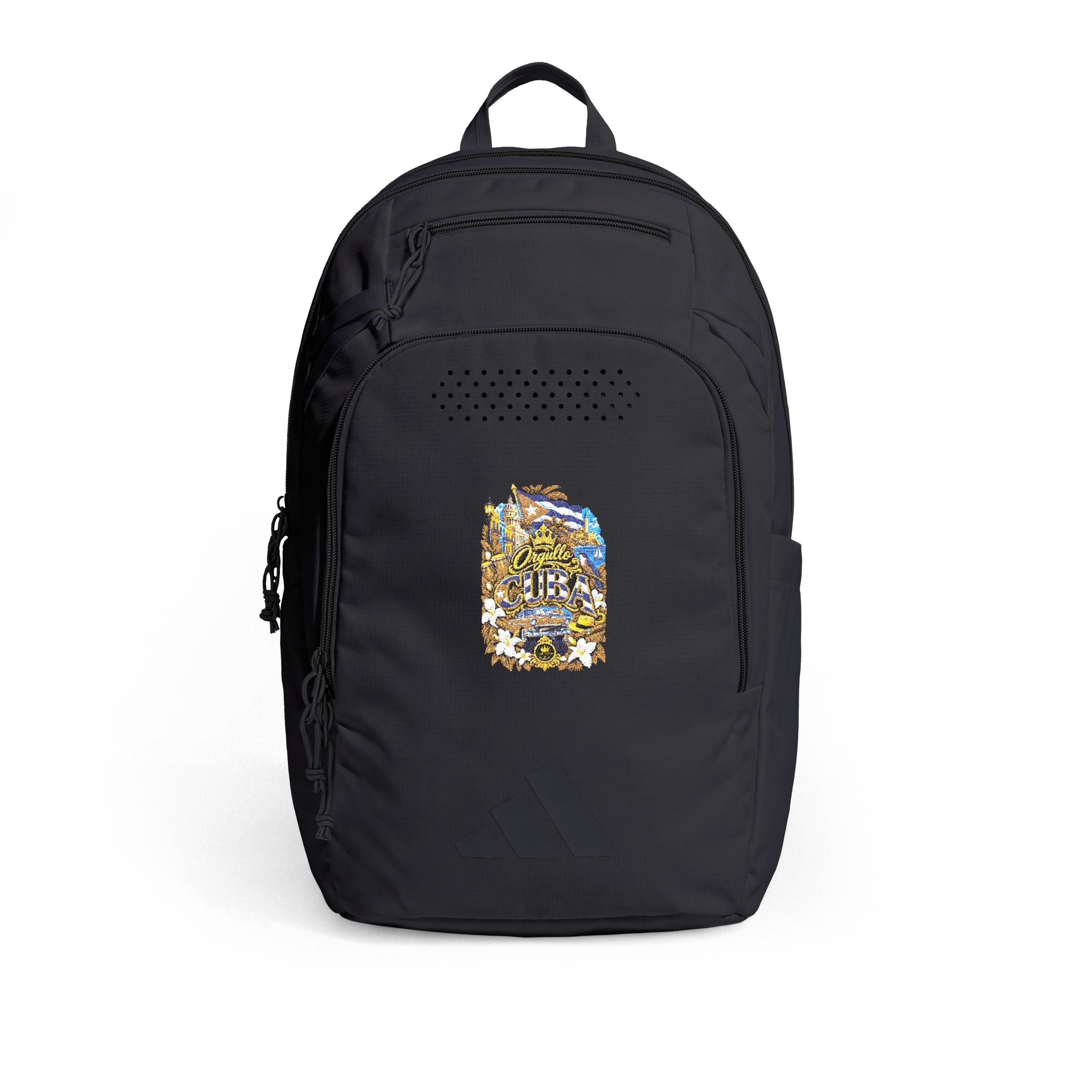 Orgullo Cuba — Raíces Unidas Collection | adidas® Defender 5 Backpack (Embroidery)