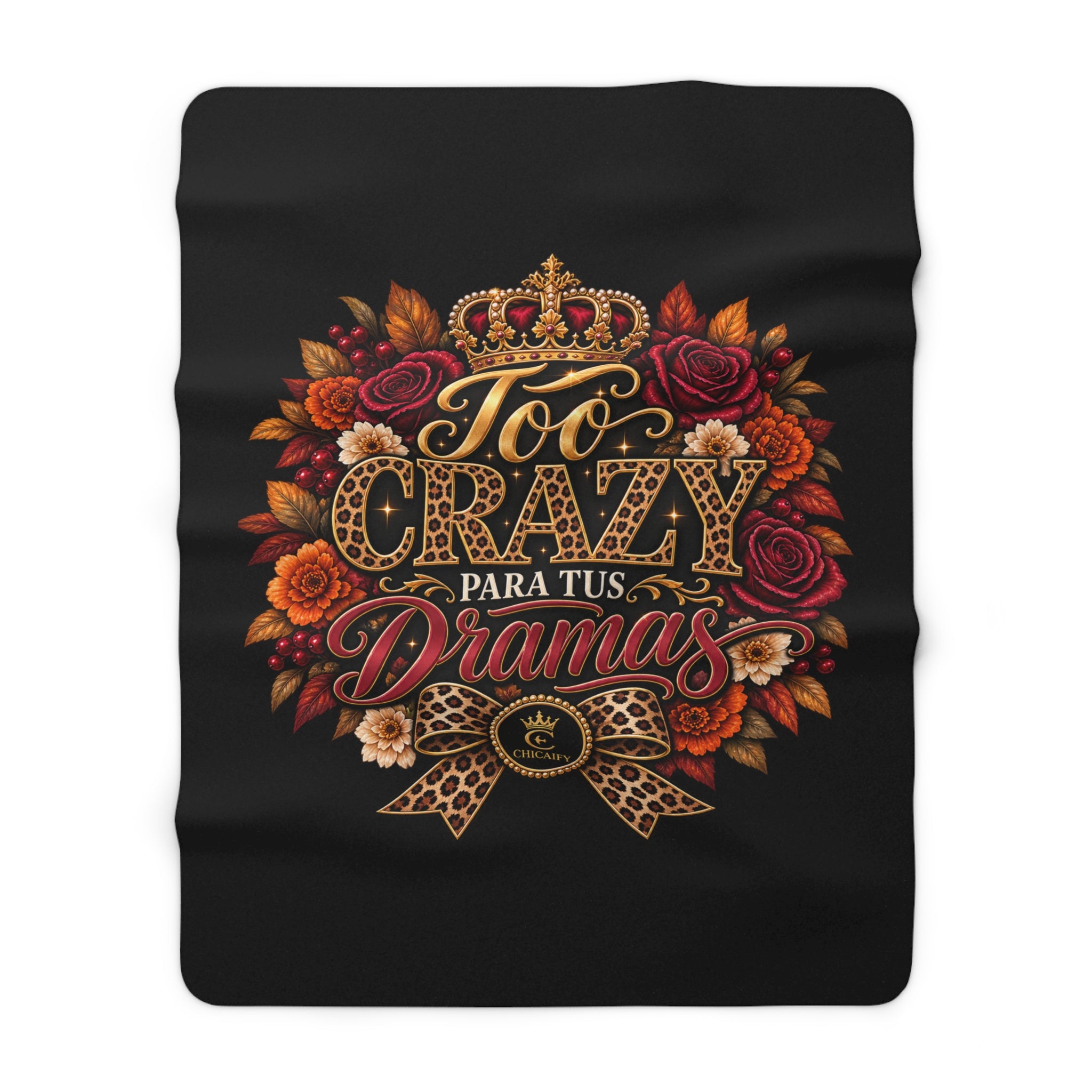 Too Crazy Para Tus Dramas – Jaguar Edition | Sherpa Fleece Blanket