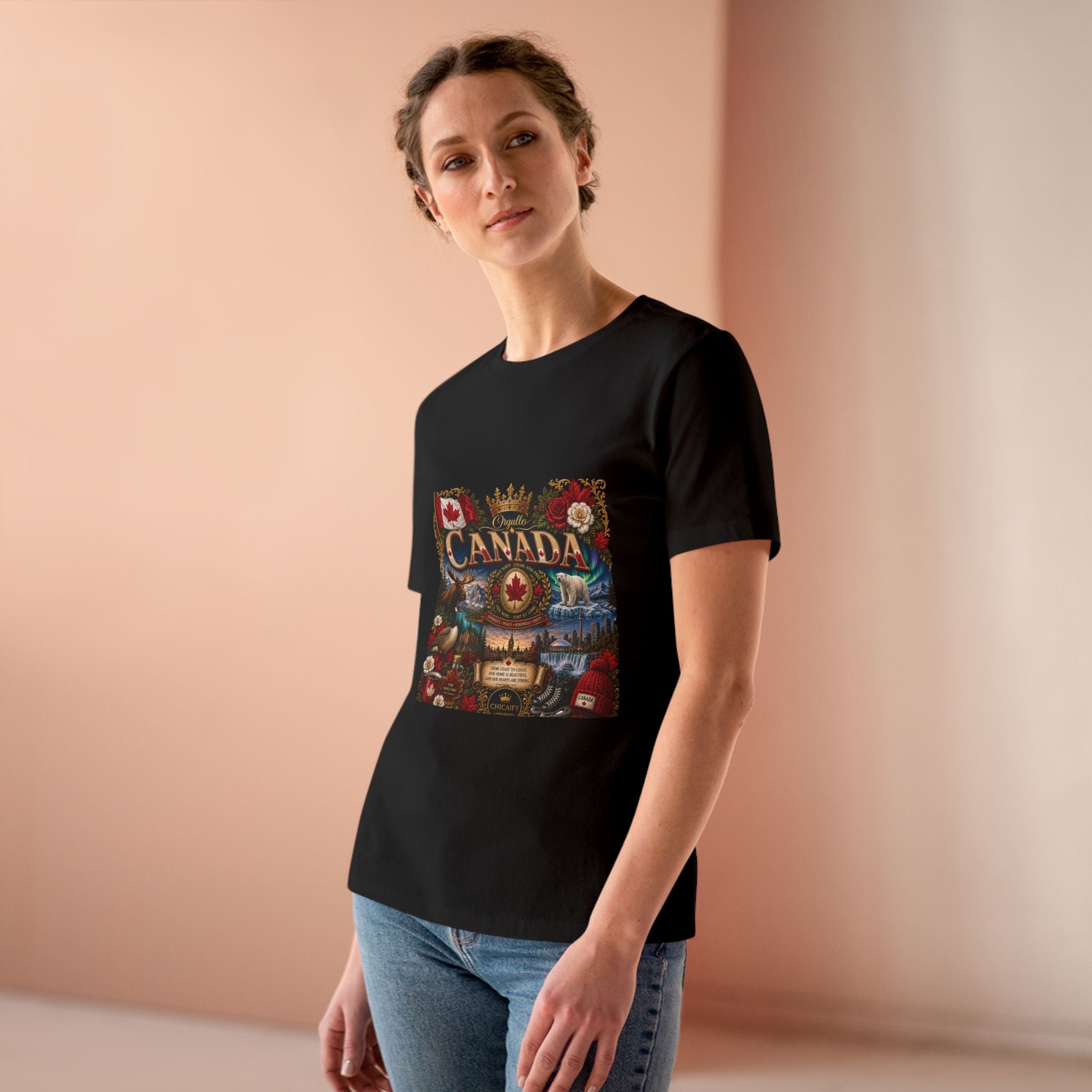 Orgullo Canada | Raíces Unidas Collection Cotton Tee