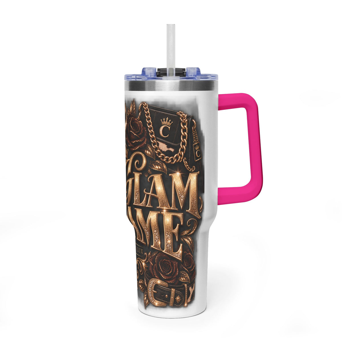 Vaquera Lux – Too Glam to Tame | Vacuum Thermal Tumbler, 40oz