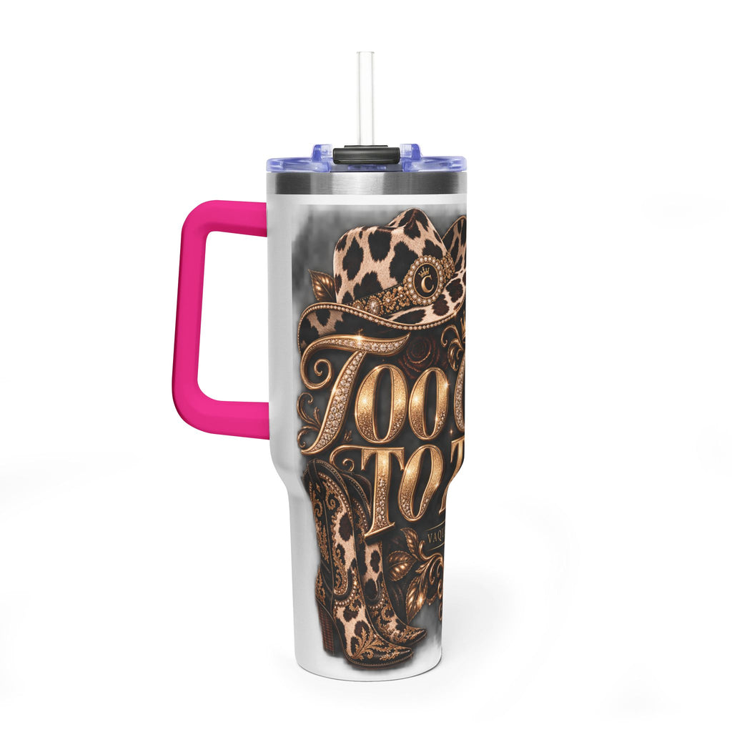 Vaquera Lux – Too Glam to Tame | Vacuum Thermal Tumbler, 40oz