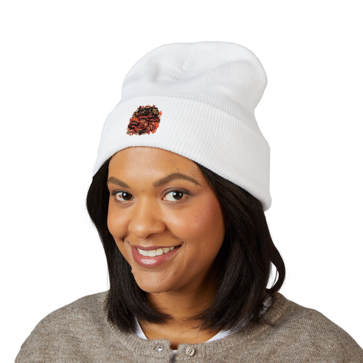 Café de Olla Weather | Mexican Fall Classic Cuffed Beanie (Embroidery)