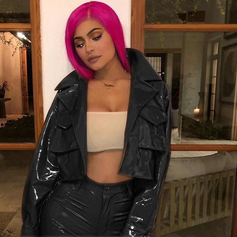 Queen Energy Vegan  leather jacket