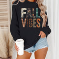 Fall Vibes Printed Sweatshirt