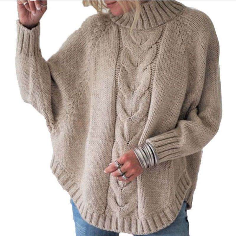 Relaxed Batwing Knit Sweater