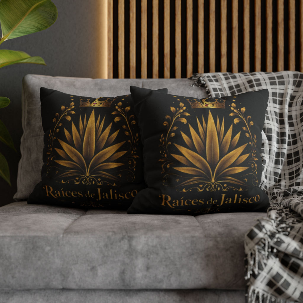 Raices de Jalisco-Gold Agave Decorative Pillow cover